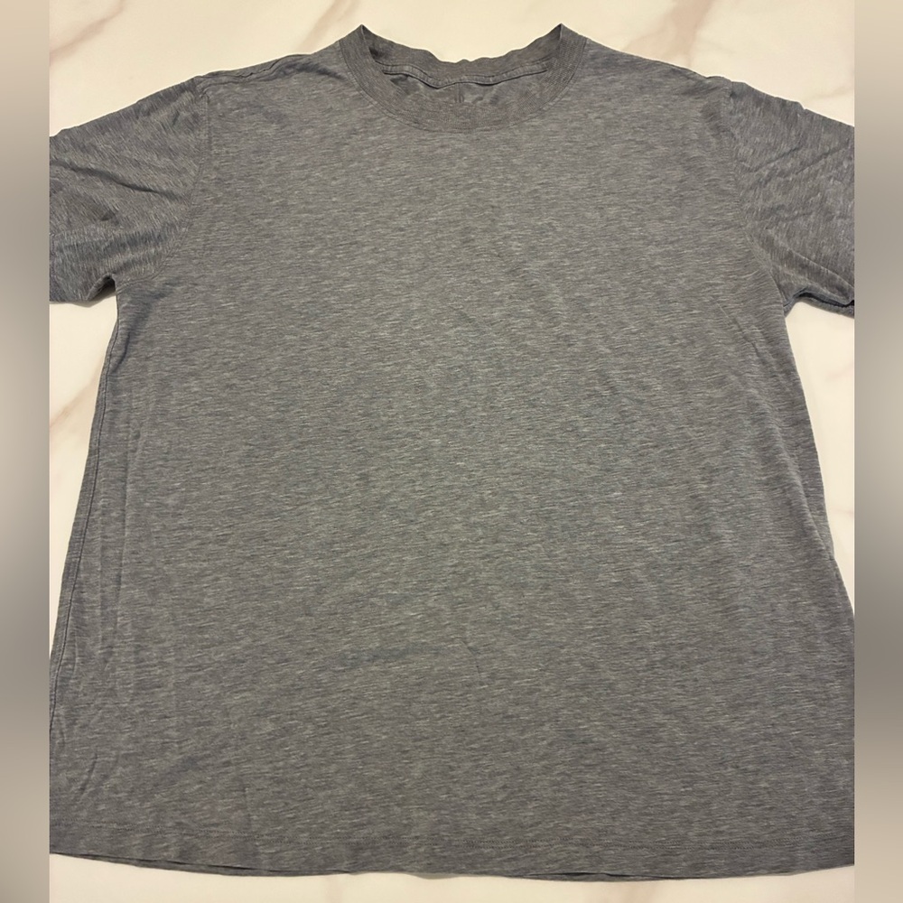 Lululemon long grey cotton tshirt size 8